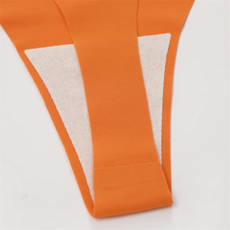 FINETOO 3PCS Women Ice Silk Seamless Underpants Panties Sexy V-Waist Sport Thongs Low Rise 10 Soild Colours Breathable G-string