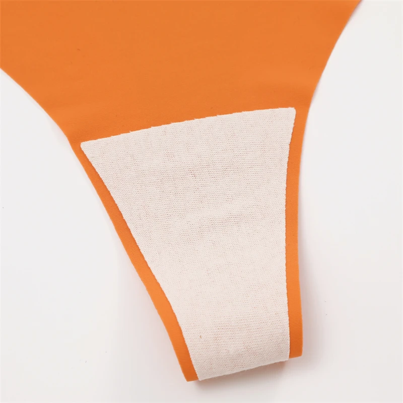 FINETOO 3PCS Women Ice Silk Seamless Underpants Panties Sexy V-Waist Sport Thongs Low Rise 10 Soild Colours Breathable G-string