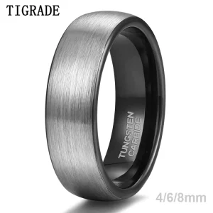 Tigrade 4/6/8mm Classic Brushed Men Tung...
