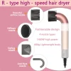 Hair dryer, 1400W high power, quick drying, lightweight body, low noise, comes with multiple types of air nozzles.