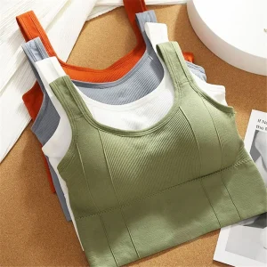 Breathable Sports Bra Anti-Sweat Fitness...