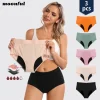 3PCS/Lot Menstrual Panties Woman Very Abundant Flow Menstruation Underwear High Waist Leak Proof Period Panties for Girls Set