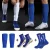 3 Pairs Set Men Grip Soccer Socks and Kn...